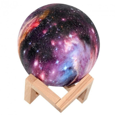 Світильник  3D Moon Lamp нічник Космос 15 см з пультом 16 кольорів світіння  