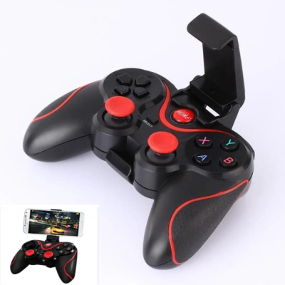 Безпровідний ігровий джойстик / геймпад X3 Bluetooth для Android iOS Tv Box Black