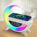 Настільна лампа, нічник 3401 RGB Rainbow з бездротовою зарядкою