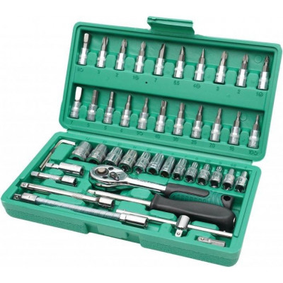 Набір інструментів 46 предметів в кейсі PIECE TOOL SET (красный) Набір інструментів 46 предметів в кейсі PIECE TOOL SET (красный)