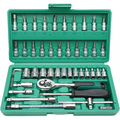 Набір інструментів 46 предметів в кейсі PIECE TOOL SET (красный)