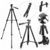 Телескопічний Штатив Tripod 3120 для камери або телефону трипод Чорний Телескопічний Штатив Tripod 3120 для камери або телефону трипод Чорний