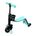 Дитячий синій трансформер 3 в 1: самокат, біговел і велосипед Дитячий синій трансформер 3 в 1: самокат, біговел і велосипед