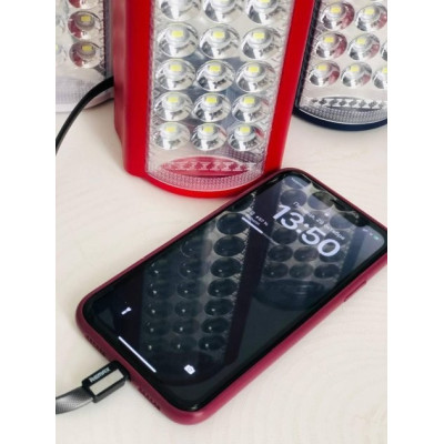 Ліхтар переносний світлодіодний з повербанком Volk 24 LED, ЗУ 220V, змінний акумулятор 6v power bank Almino ALFARID Ліхтар переносний світлодіодний з повербанком Volk 24 LED, ЗУ 220V, змінний акумулятор 6v power bank Almino ALFARID