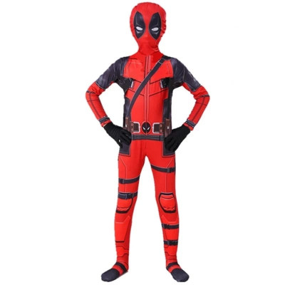 Костюм / Комбінезон + Балаклава + рукавички Дедпул Deadpool дитячий L