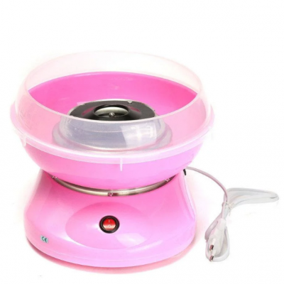 Апарат для приготування солодкої цукрової вати в домашніх умовах Cotton Candy Maker рожевий Апарат для приготування солодкої цукрової вати в домашніх умовах Cotton Candy Maker рожевий