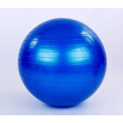  М'яч для фітнесу (фітбол) 75 см Rising Anti Burst Gym Ball (Кольори -синій та фіолетовий)