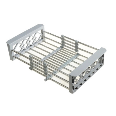 Складна багатофункціональна кухонна полиця Kitchen Drain Shelf Rack від 33см до 48см