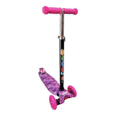 Триколісний самокат Scooter Maxi колір Рожевий Космос