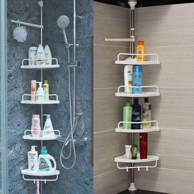 Кутова полиця для ванної кімнати Multi Corner Shelf, металева Кутова полиця для ванної кімнати Multi Corner Shelf, металева