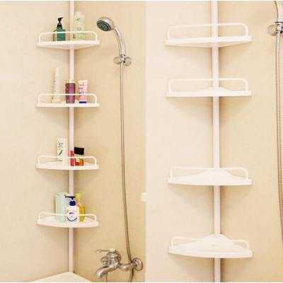 Кутова полиця для ванної кімнати Multi Corner Shelf, металева Кутова полиця для ванної кімнати Multi Corner Shelf, металева