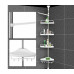 Кутова полиця для ванної кімнати Multi Corner Shelf, металева Кутова полиця для ванної кімнати Multi Corner Shelf, металева