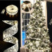 Світлодіодна ялинкова гірлянда у вигляді стрічки 100 Led 10 метрів Christmas Decoration Білий