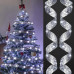 Світлодіодна ялинкова гірлянда у вигляді стрічки 100 Led 10 метрів Christmas Decoration Білий