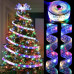 Світлодіодна ялинкова гірлянда у вигляді стрічки 50 Led 5 метрів Christmas Decoration Мульти