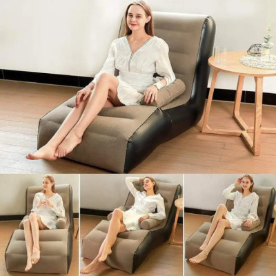 Надувний диван Inflatable Sofa з підлокітником, домашнє складне крісло 80x140x85. Надувний диван Inflatable Sofa з підлокітником, домашнє складне крісло 80x140x85.