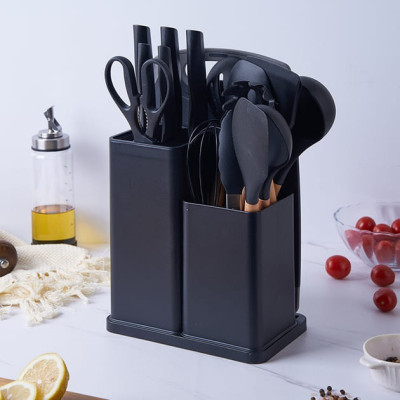 Набір кухонного приладдя 19 предметів Kitchen Set чорний колір