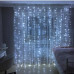 Гірлянда водопад 240 Led, 3*2 м,  холодний білий. Перемикач режимів