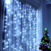 Гірлянда водопад 240 Led, 3*2 м,  холодний білий. Перемикач режимів