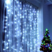Гірлянда водопад 240 Led, 3*2 м,  холодний білий. Перемикач режимів