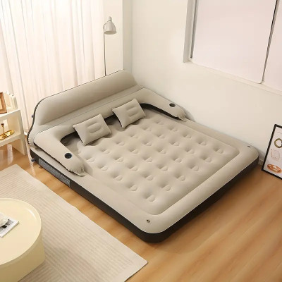 Надувний диван матрац KING Size + Насос 202*152*70см