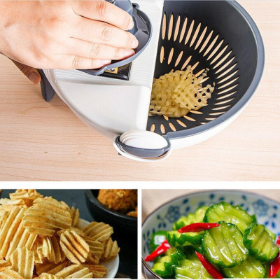Багатофункціональна овочерізка BASKET VEGETABLE CUTTER Білий Багатофункціональна овочерізка BASKET VEGETABLE CUTTER Білий