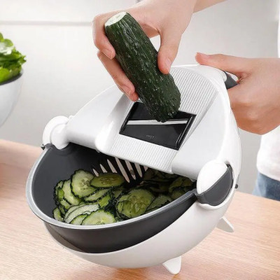 Багатофункціональна овочерізка BASKET VEGETABLE CUTTER Білий Багатофункціональна овочерізка BASKET VEGETABLE CUTTER Білий