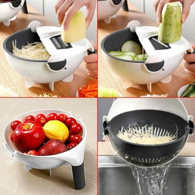 Багатофункціональна овочерізка BASKET VEGETABLE CUTTER Білий Багатофункціональна овочерізка BASKET VEGETABLE CUTTER Білий