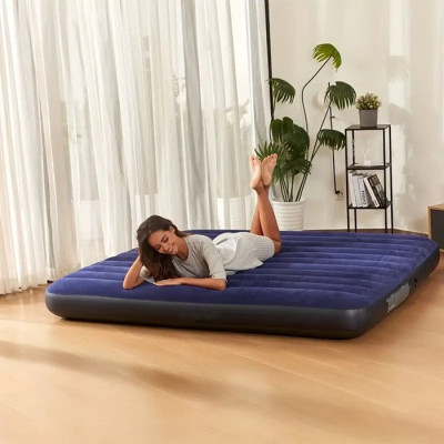 Двоспальний надувний матрац Airbed 152*203*25CM (насос в комплекті)
