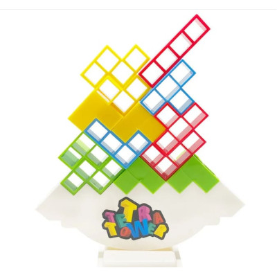 Балансуюча тетріс вежа (tetris/tetra tower) на 16 блоків Балансуюча тетріс вежа (tetris/tetra tower) на 16 блоків
