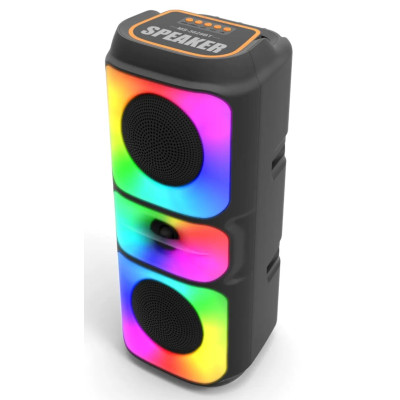 Колонка міні-валіза від мережі та від акумулятора з USB, SD, FM, AUX, Bluetooth, світломузикою та ручкою 38.5см*16см*14см, 10ват*2, MS-3629BT Колонка міні-валіза від мережі та від акумулятора з USB, SD, FM, AUX, Bluetooth, світломузикою та ручкою 38.5см*16см*14см, 10ват*2, MS-3629BT