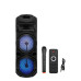 Колонка акустична акумуляторна без дротовим мікрофоном, пультом, USB, SD, FM, AUX, Bluetooth, світломузикою, ручкою та на колесах, 20ват*2шт, 80см*27.5см*27.5см ZQS8220S Колонка акустична акумуляторна без дротовим мікрофоном, пультом, USB, SD, FM, AUX, Bluetooth, світломузикою, ручкою та на колесах, 20ват*2шт, 80см*27.5см*27.5см ZQS8220S