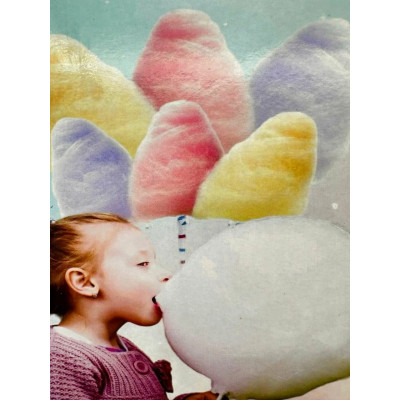 Апарат для приготування солодкої цукрової вати в домашніх умовах Cotton Candy Maker синій