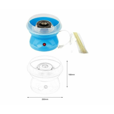 Апарат для приготування солодкої цукрової вати в домашніх умовах Cotton Candy Maker синій