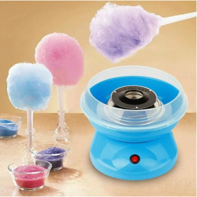 Апарат для приготування солодкої цукрової вати в домашніх умовах Cotton Candy Maker синій