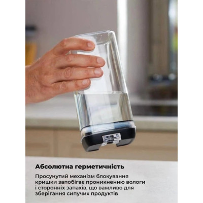 Кухонний набір контейнерів для зберігання продуктів 7 шт з герметичними кришками