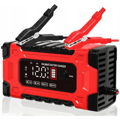 Інтелектуальна зарядка для акумуляторів 12V/24V 10A з функцією відновлення АКБ