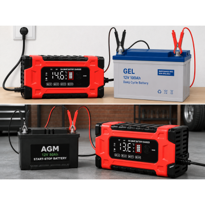 Інтелектуальна зарядка для акумуляторів 12V/24V 10A з функцією відновлення АКБ