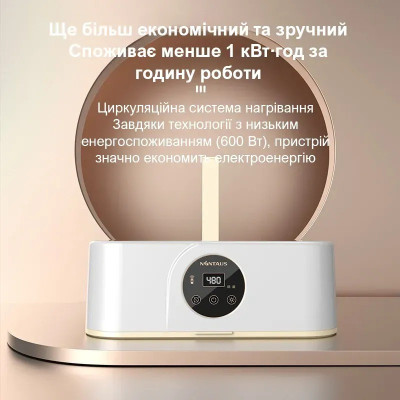 Портативна складна сушарка для білизни з UV-обробкою та таймером 600 Вт