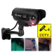 Муляж камери CCTV Camera з імітацією ІЧ-підсвічування, LED-індикатором і датчиком руху, охоронна камера для дому та офісу, чорна, 160×80×73 мм