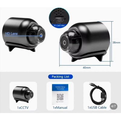 Міні камера Wi-Fi Full HD 1080 X5 з датчиком руху
