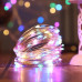 Гірлянда Роса 5м, дріт, пу + USB: 50 LED, мульти