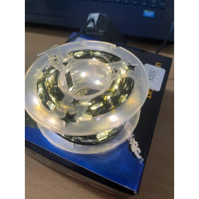 Гірлянда роса на зеленому проводі з пультом Dew Drop 100 метрів 1000 Led, USB, теплий білий