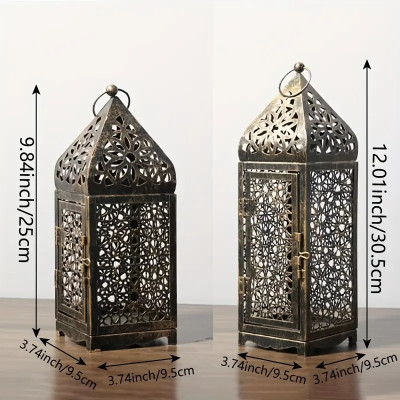 Набір ліхтарів-свічників у марокканському стилі 2 шт. 10*10*25cm