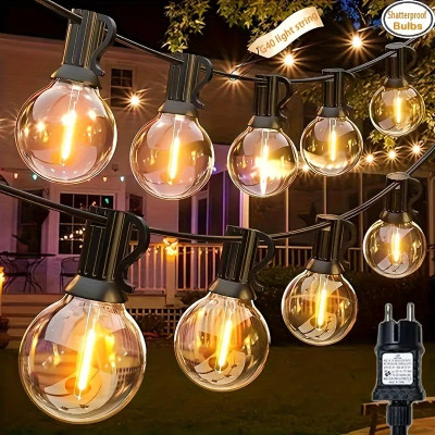 Зовнішня гірлянда Тепла біла 10 м, 20 LED, статичне світло, 220 В від мережі