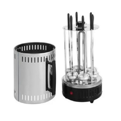 Електрошашличниця вертикальна на 6 шампурів, 1000W, Kebabs Machine / Домашня електрична шашличниця Електрошашличниця вертикальна на 6 шампурів, 1000W, Kebabs Machine / Домашня електрична шашличниця