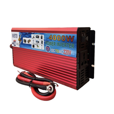 Перетворювач напруги Power 4000 Вт 12v 220v інвертор 4000w 12в 220в DC to AC