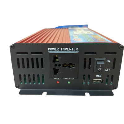 Перетворювач напруги Power 4000 Вт 12v 220v інвертор 4000w 12в 220в DC to AC