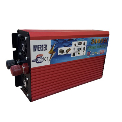 Перетворювач напруги Power 3000 Вт 12v 220v інвертор 3000w 12в 220в DC to AC