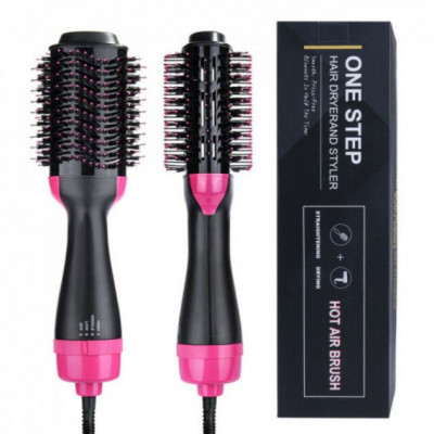 Фен-щітка 3 в 1 для укладки волосся One Step Hair Dryer, гребінець фен випрямляч волосся 